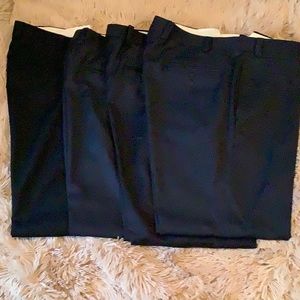 RALPH LAUREN Mens Dress Pant Bundle of 4. 36 X 30.